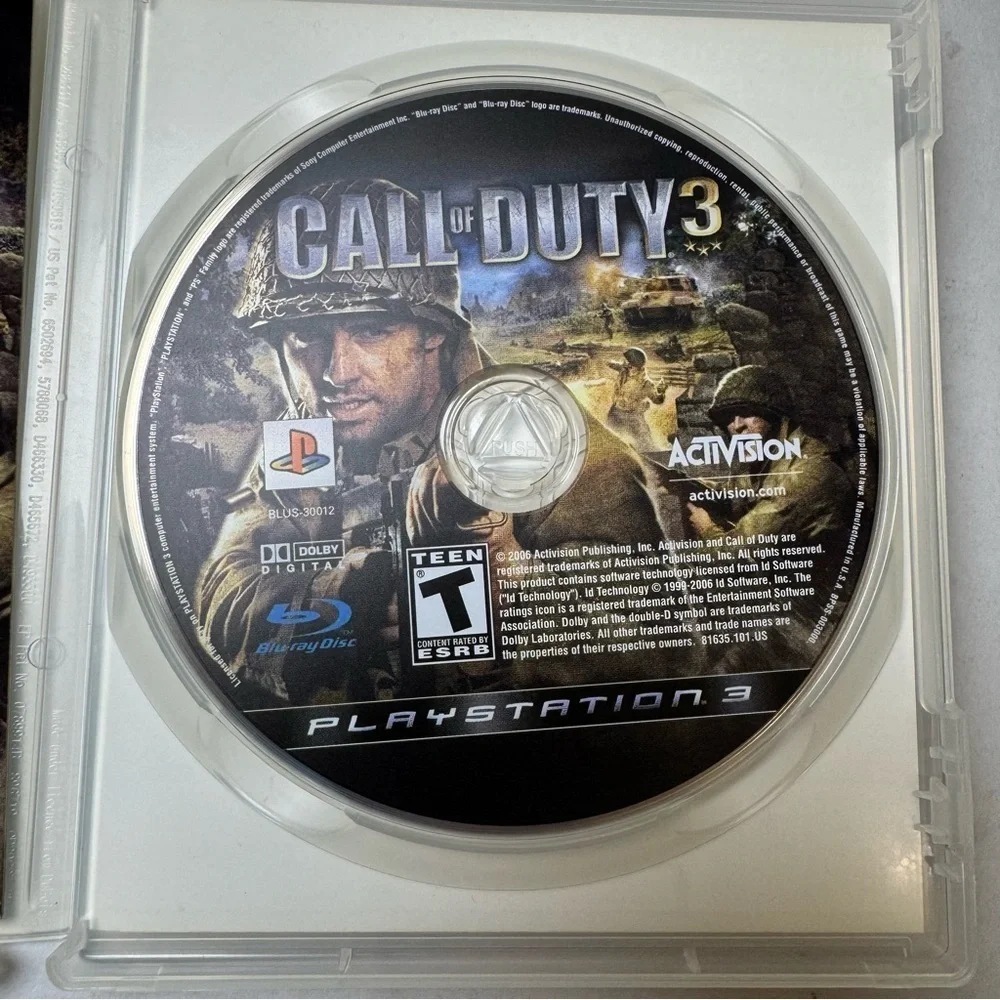 Call of Duty 3 - Gold Edition - Playstation 3 Game
